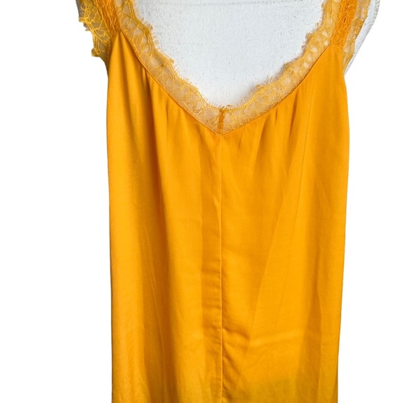 Soft Surroundings Baja Tunic in Artisan Gold Orange Lace Edge Blouse Size Large - Picture 7 of 17